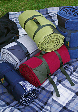 Picknickdecken Tweedmill - WATERPROOF Fleece und Bio Baumwolle