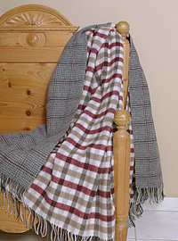 Johnstons Wendedecke - TAY Check - Doubleface Plaid