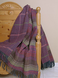 Johnstons Wendedecke - HEATHER Check - Doubleface Plaid