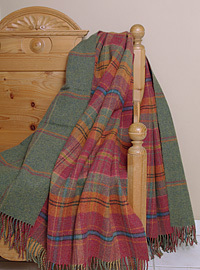 Johnstons Wendedecke - DUNOON Check - Doubleface Plaid