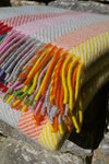 Wolldecke - LIFESTYLE PLAID - Rainbow Stripe