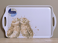 WRENDALE Melamine Tray - Owls - Großes Tablett Eulen