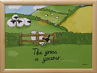 Knietablett - LAP TRAY - The Grass is greener