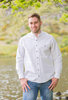 Comfort Grandfather Shirt - WHITE - Lee Valley