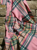Wolldecke - ST. IVES Pink - Plaid
