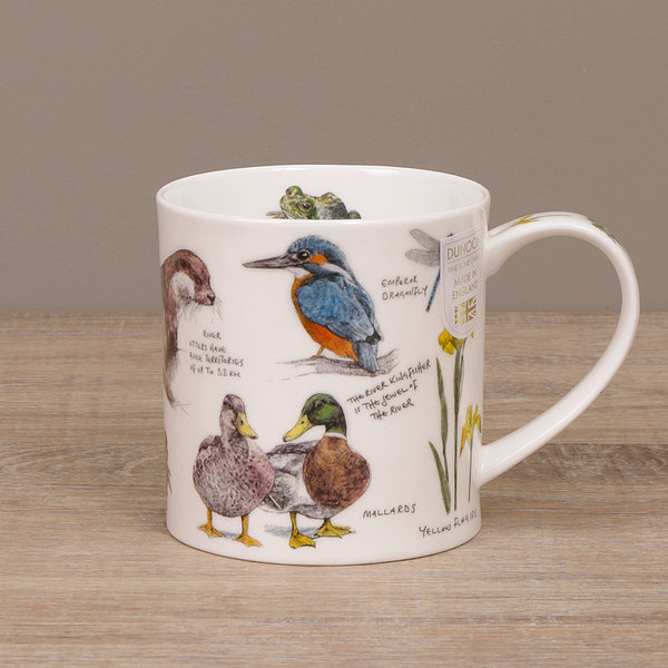 Wunderschöne Tassen und Becher von Dunoon, made in England, mit vielen Tier- , Natur- und auch Vogelmotiven