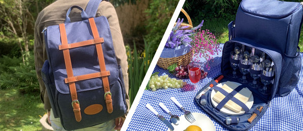Picknickrucksäcke und Taschen, die Alternative für praktisch und sportiv orientierte Naturliebhaber.