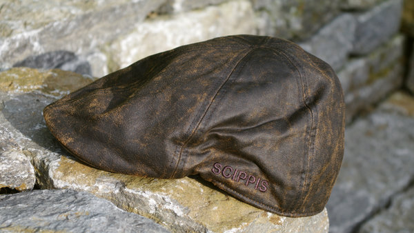 Scippis Dublin Cap. Eine typische Flat Cap, wie man Sie auch aus Irland kennt. Dieses Cap wird jedoch aus der soften Antique Poly/Cotton Dri-Tec™ Ware von Scippis gefertigt. Eine Flat Cap im Vintage Style!