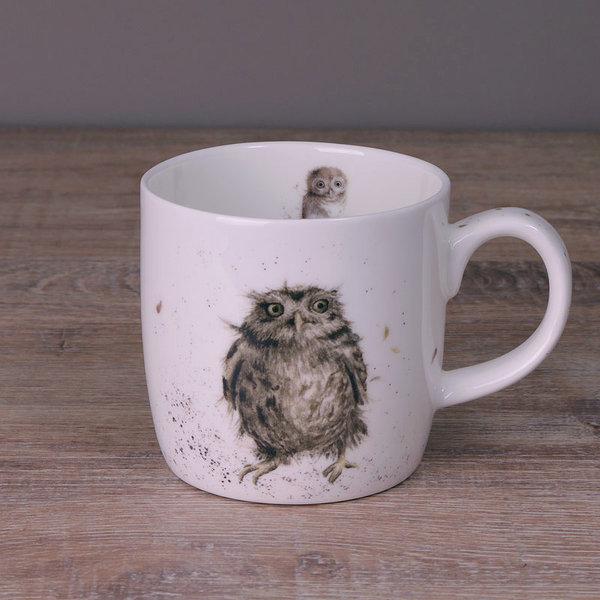 Wrendale Becher - WHAT A HOOT - Designs Eule