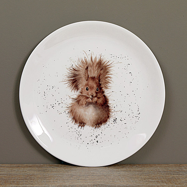 Wrendale Teller SQUIRREL - 20 cm Porzellanteller Eichhörnchen